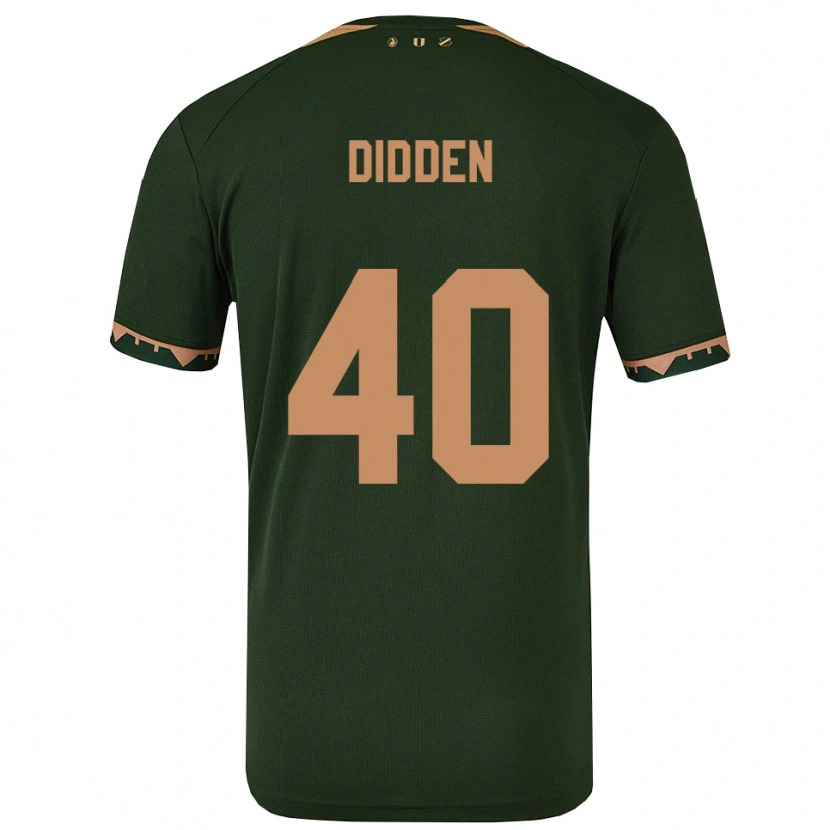 Danxen Homem Camisola Matisse Didden #40 Verde Dourado Alternativa 2025/26 Camisa Brasil