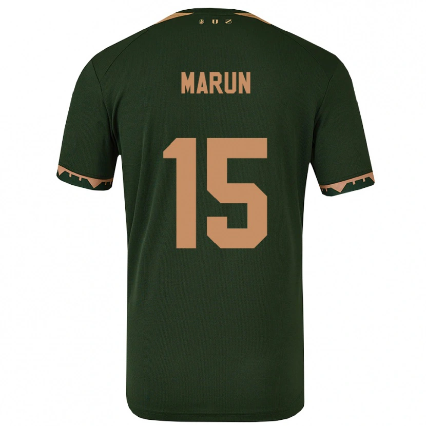 Danxen Homem Camisola Pedro Marun #15 Verde Dourado Alternativa 2025/26 Camisa Brasil