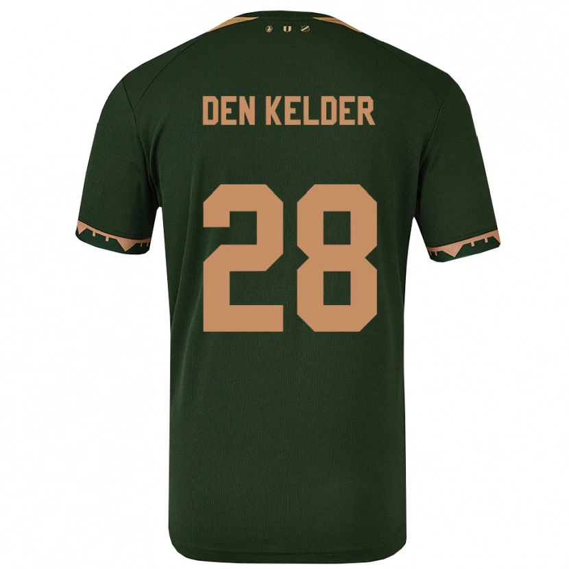 Danxen Homem Camisola Gera Op Den Kelder #28 Verde Dourado Alternativa 2025/26 Camisa Brasil