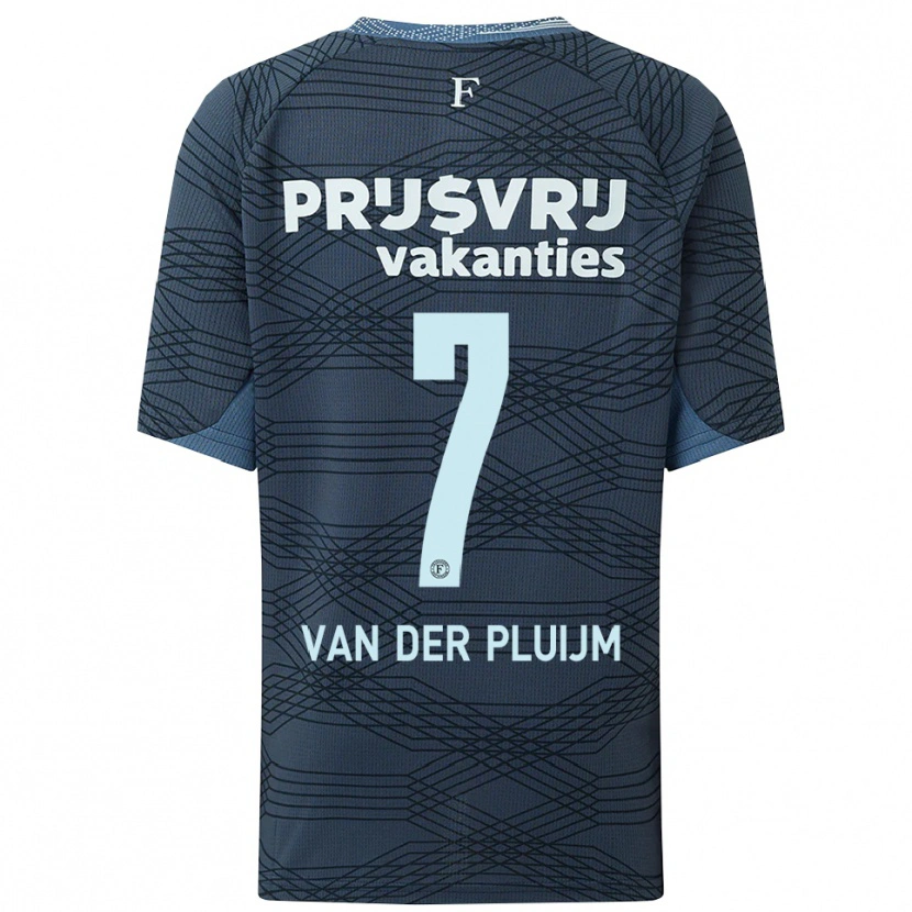 Danxen Homem Camisola Marvin Van Der Pluijm #7 Preto Cinza Alternativa 2025/26 Camisa Brasil