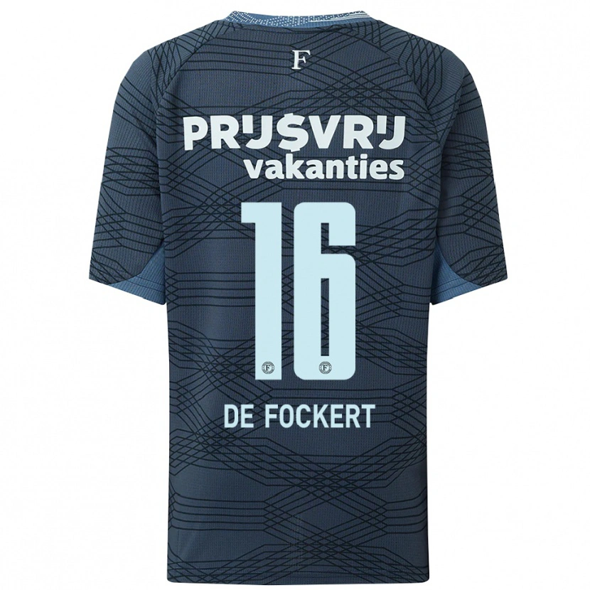 Danxen Homem Camisola Maarten De Fockert #16 Preto Cinza Alternativa 2025/26 Camisa Brasil