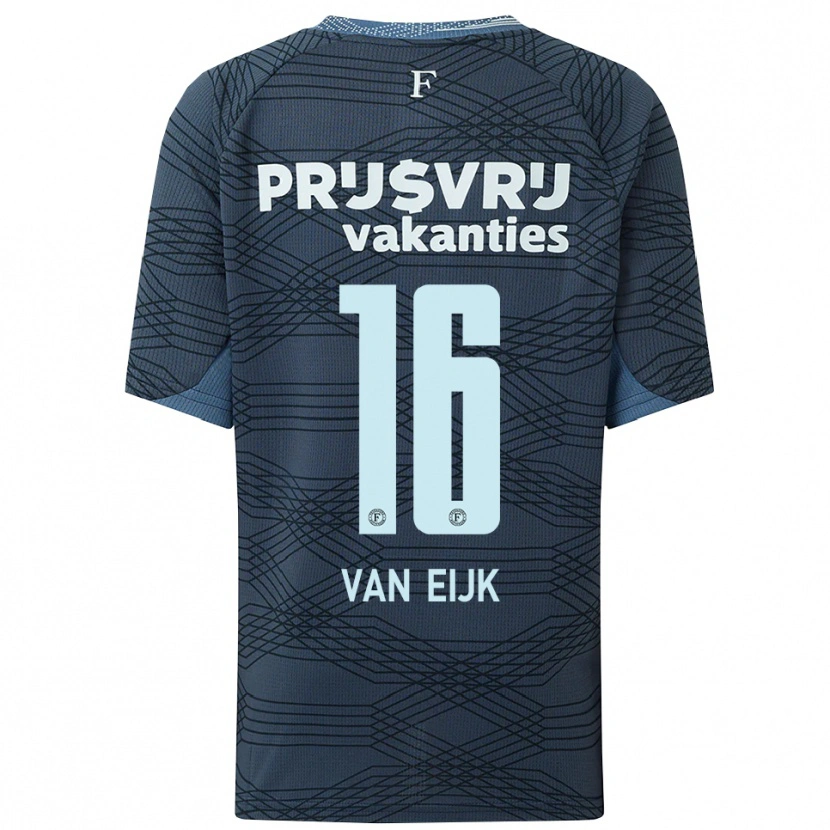 Danxen Homem Camisola Roos Van Eijk #16 Preto Cinza Alternativa 2025/26 Camisa Brasil