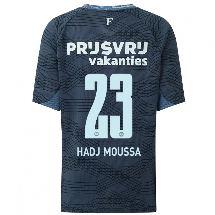 Danxen Homem Camisola Anis Hadj Moussa #23 Preto Cinza Alternativa 2025/26 Camisa Brasil
