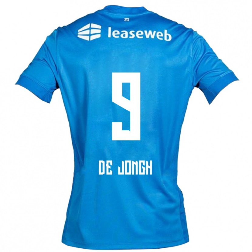 Danxen Homem Camisola Iain De Jongh #9 Azul Branco Alternativa 2025/26 Camisa Brasil