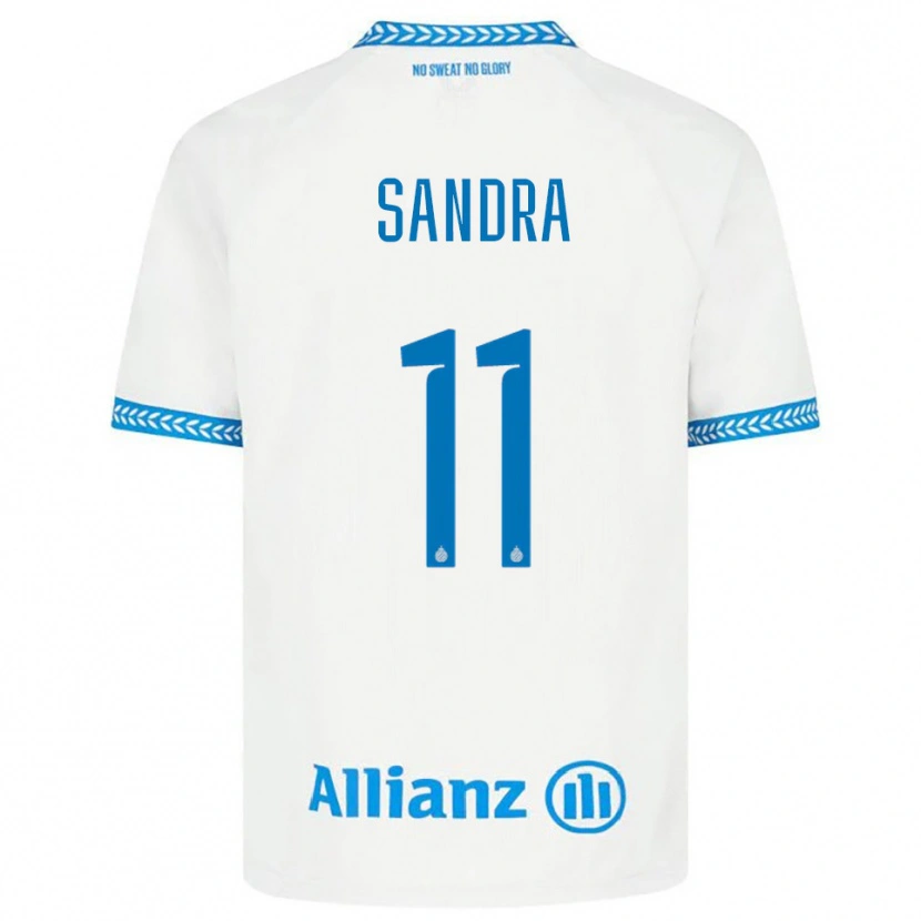 Danxen Homem Camisola Cisse Sandra #11 Azul Branco Alternativa 2025/26 Camisa Brasil