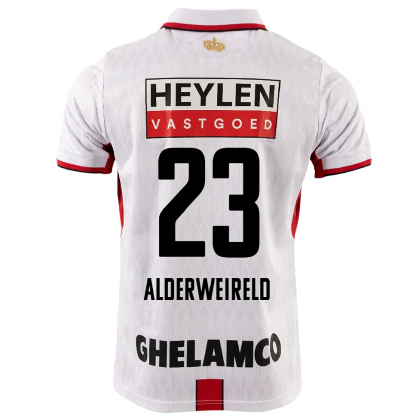 Danxen Homem Camisola Toby Alderweireld #23 Branco Vermelho Alternativa 2025/26 Camisa Brasil