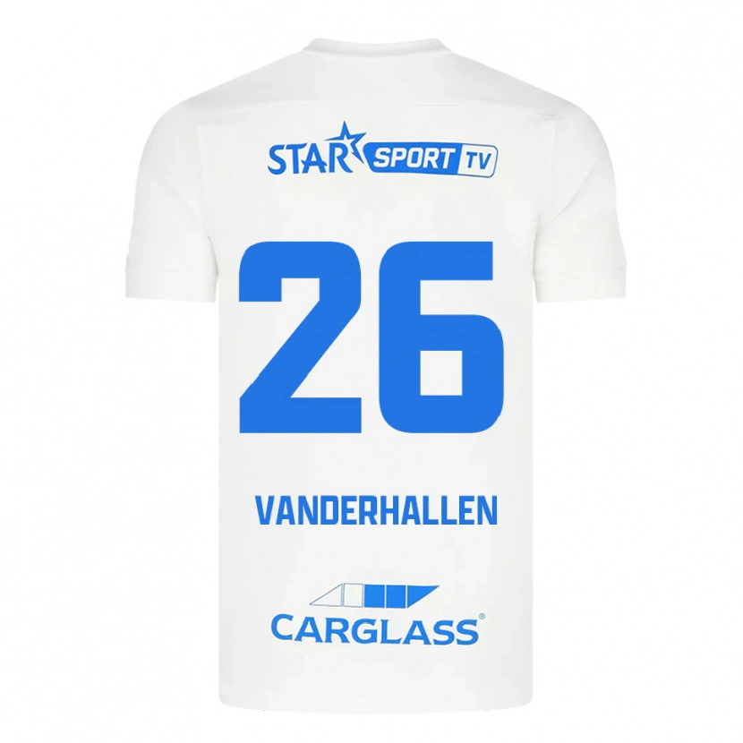 Danxen Homem Camisola Yari Vanderhallen #26 Branco Azul Alternativa 2025/26 Camisa Brasil