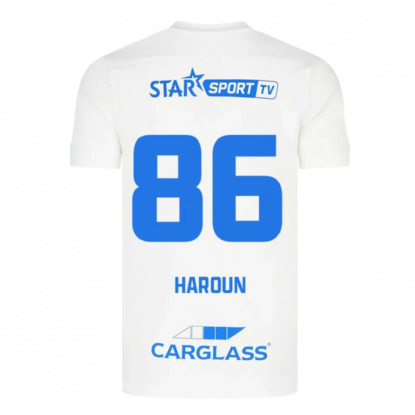 Danxen Homem Camisola Kenan Haroun #86 Branco Azul Alternativa 2025/26 Camisa Brasil