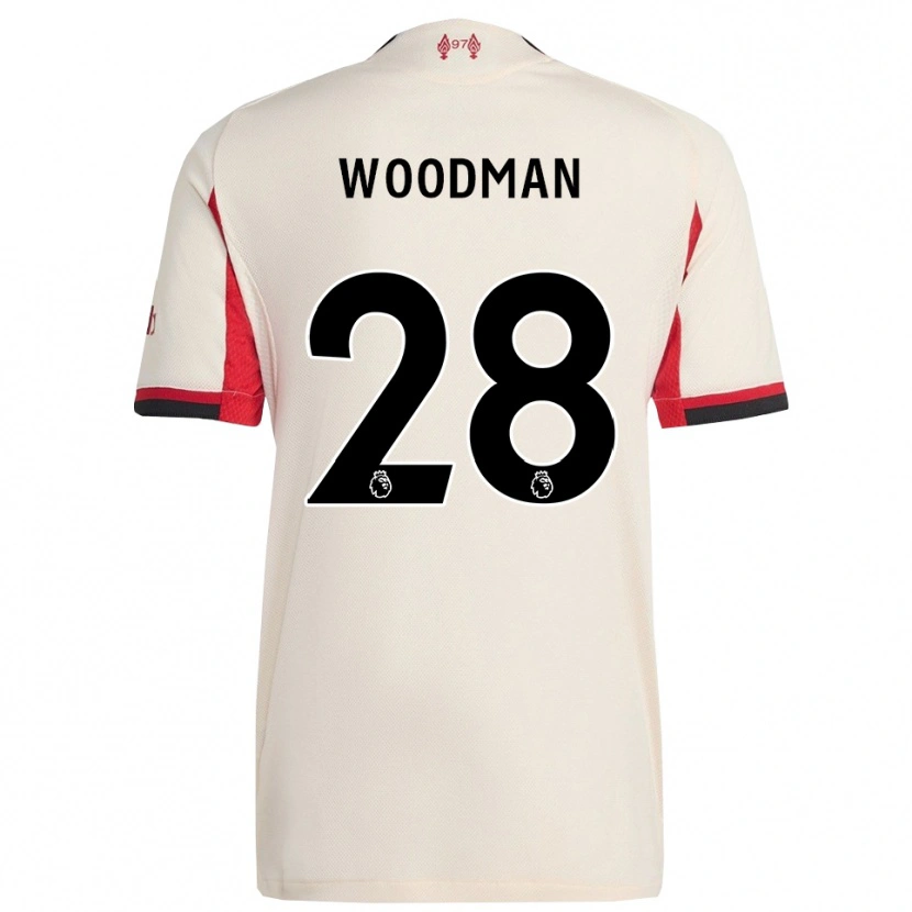Danxen Homem Camisola Freddie Woodman #28 Branco Preto Alternativa 2025/26 Camisa Brasil