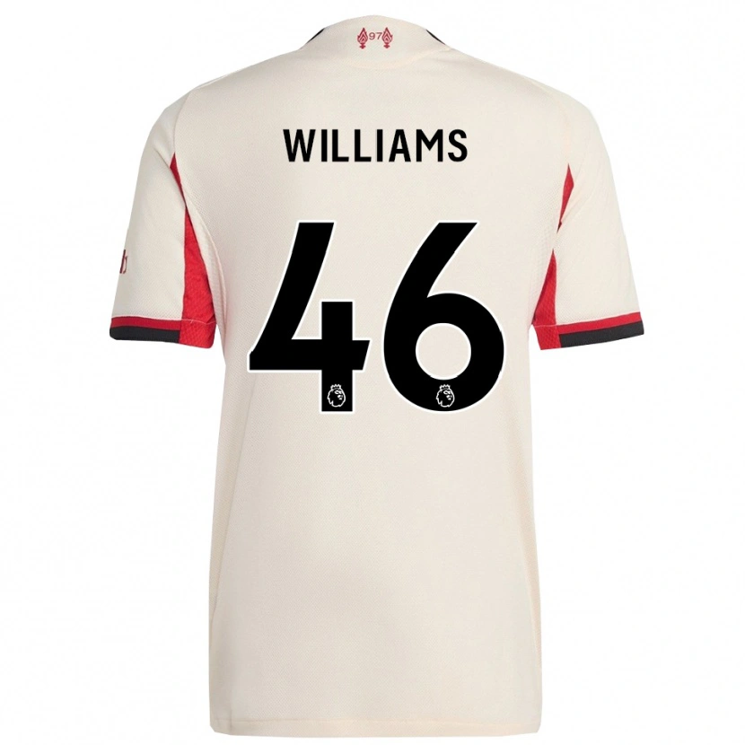 Danxen Homem Camisola Rhys Williams #46 Branco Preto Alternativa 2025/26 Camisa Brasil