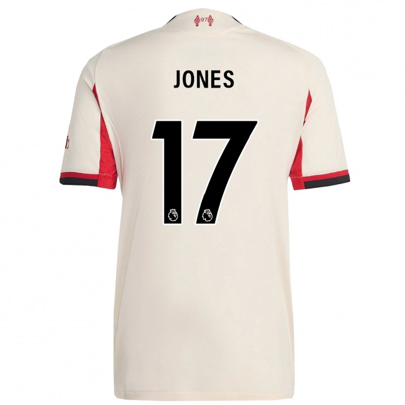 Danxen Homem Camisola Curtis Jones #17 Branco Preto Alternativa 2025/26 Camisa Brasil