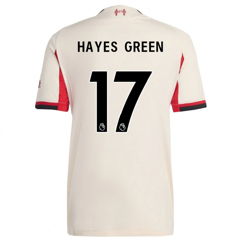 Danxen Homem Camisola Charlie Hayes-Green #17 Branco Preto Alternativa 2025/26 Camisa Brasil