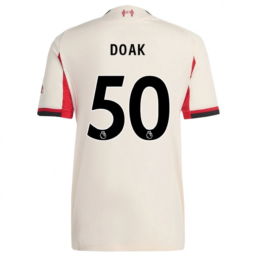 Danxen Homem Camisola Ben Doak #50 Branco Preto Alternativa 2025/26 Camisa Brasil