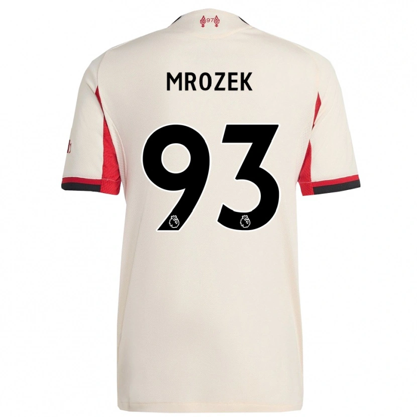 Danxen Homem Camisola Fabian Mrozek #93 Branco Preto Alternativa 2025/26 Camisa Brasil