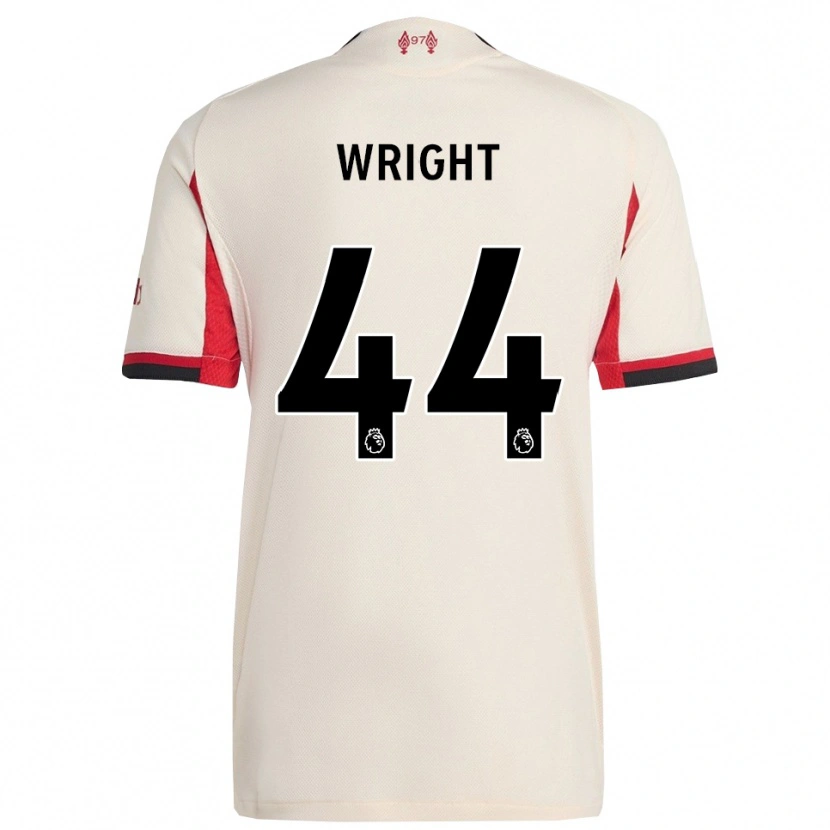 Danxen Homem Camisola Will Wright #44 Branco Preto Alternativa 2025/26 Camisa Brasil