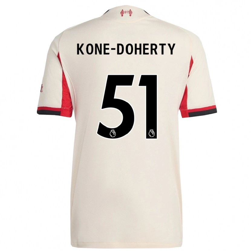 Danxen Homem Camisola Trent Kone-Doherty #51 Branco Preto Alternativa 2025/26 Camisa Brasil
