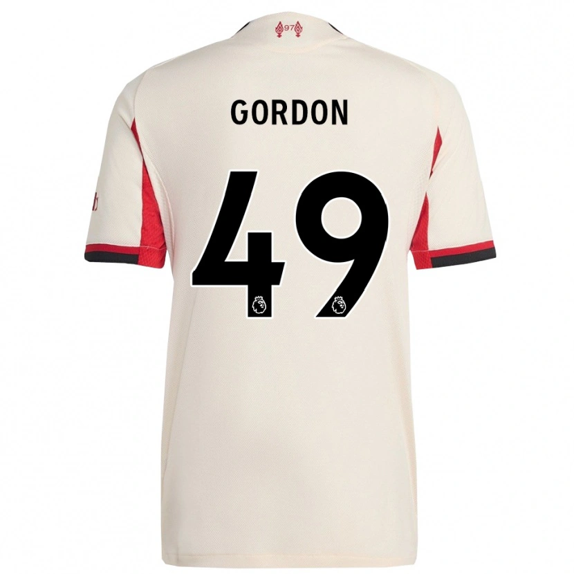 Danxen Homem Camisola Kaide Gordon #49 Branco Preto Alternativa 2025/26 Camisa Brasil
