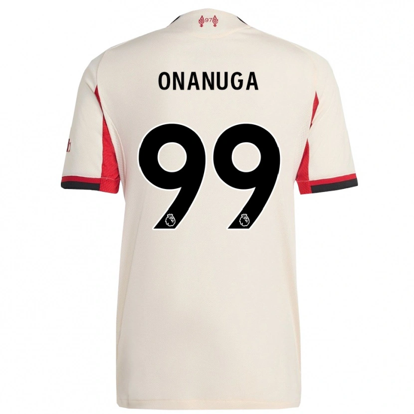 Danxen Homem Camisola Fola Onanuga #99 Branco Preto Alternativa 2025/26 Camisa Brasil