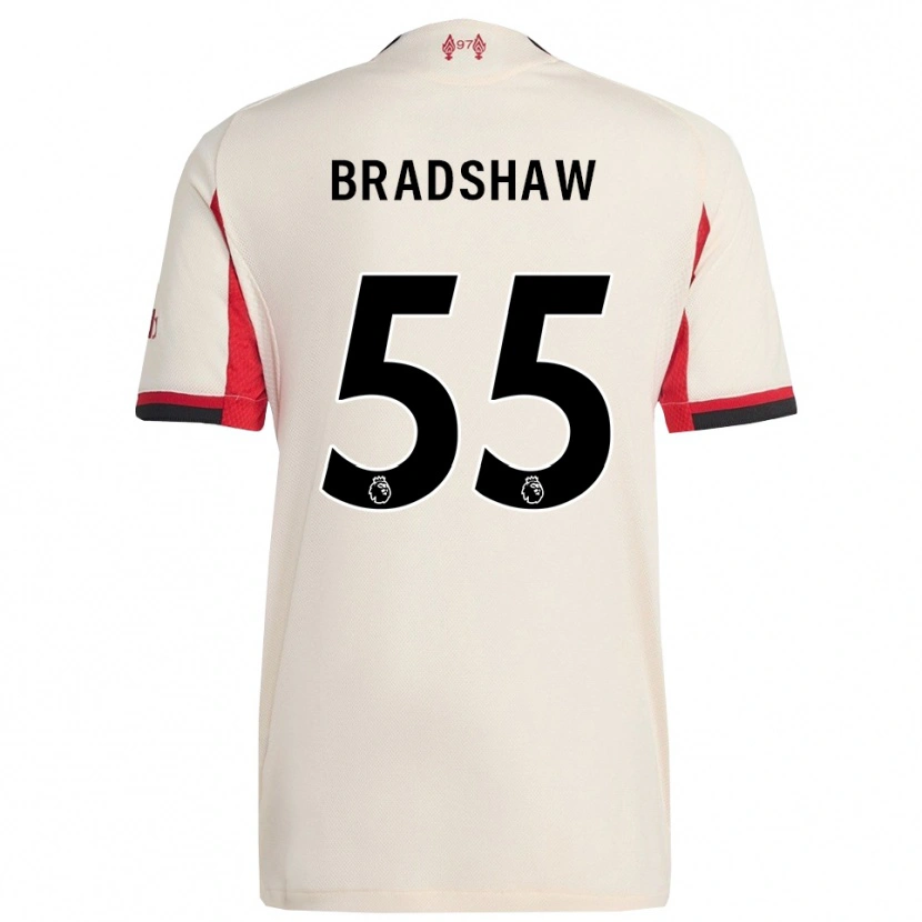 Danxen Homem Camisola Joe Bradshaw #55 Branco Preto Alternativa 2025/26 Camisa Brasil