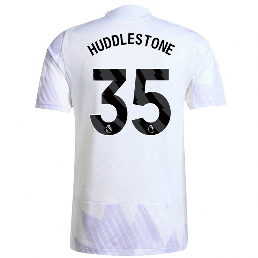 Danxen Homem Camisola Tom Huddlestone #35 Branco Roxo Roxo Alternativa 2025/26 Camisa Brasil