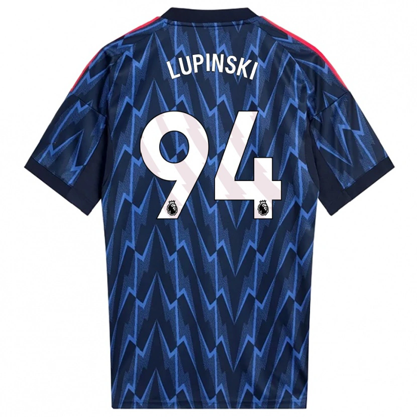 Danxen Homem Camisola Remi Lupinski #94 Marinho Vermelho Alternativa 2025/26 Camisa Brasil