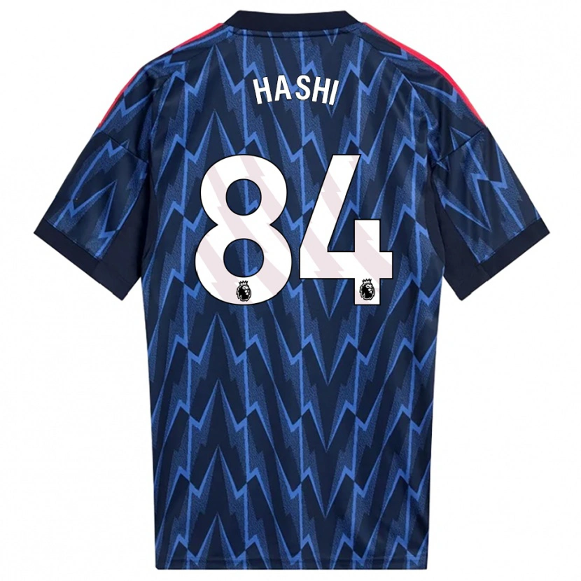 Danxen Homem Camisola Maalik Hashi #84 Marinho Vermelho Alternativa 2025/26 Camisa Brasil