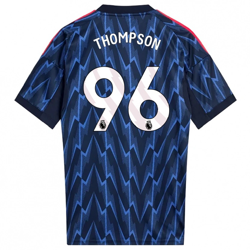 Danxen Homem Camisola Kyran Thompson #96 Marinho Vermelho Alternativa 2025/26 Camisa Brasil