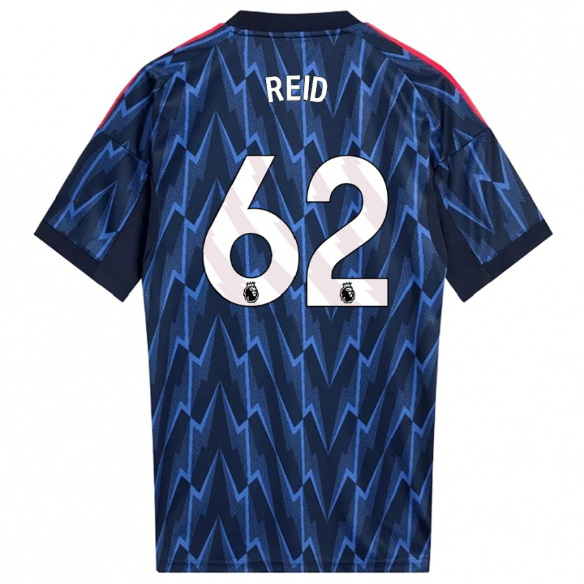 Danxen Homem Camisola Katie Reid #62 Marinho Vermelho Alternativa 2025/26 Camisa Brasil