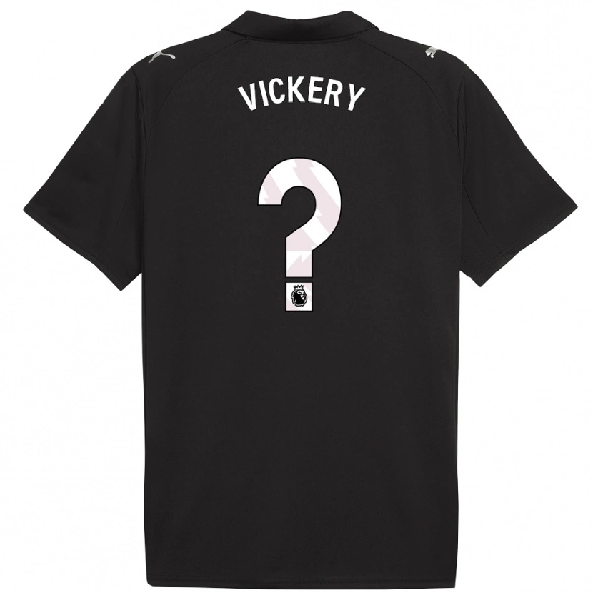 Danxen Homem Camisola Ben Vickery #0 Preto Branco Alternativa 2025/26 Camisa Brasil
