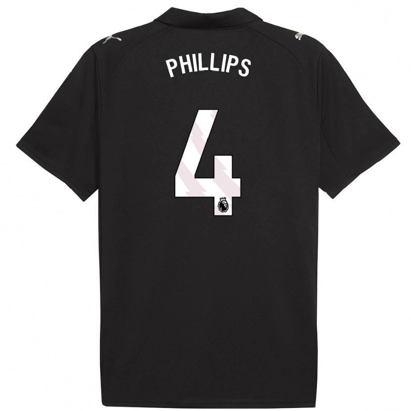 Danxen Homem Camisola Kalvin Phillips #4 Preto Branco Alternativa 2025/26 Camisa Brasil