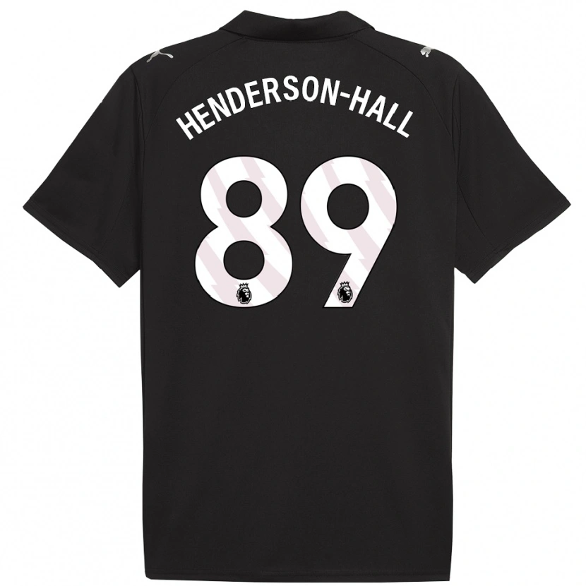 Danxen Homem Camisola Matty Henderson-Hall #89 Preto Branco Alternativa 2025/26 Camisa Brasil