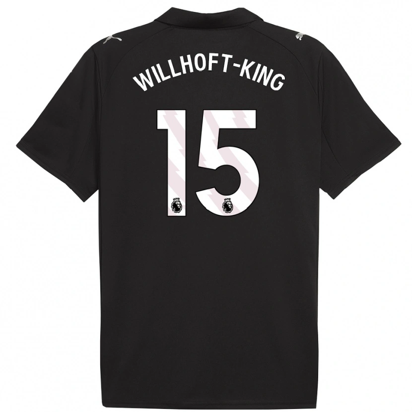 Danxen Homem Camisola Han Willhoft-King #15 Preto Branco Alternativa 2025/26 Camisa Brasil