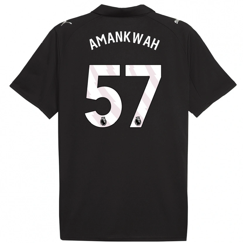 Danxen Homem Camisola Yeboah Amankwah #57 Preto Branco Alternativa 2025/26 Camisa Brasil