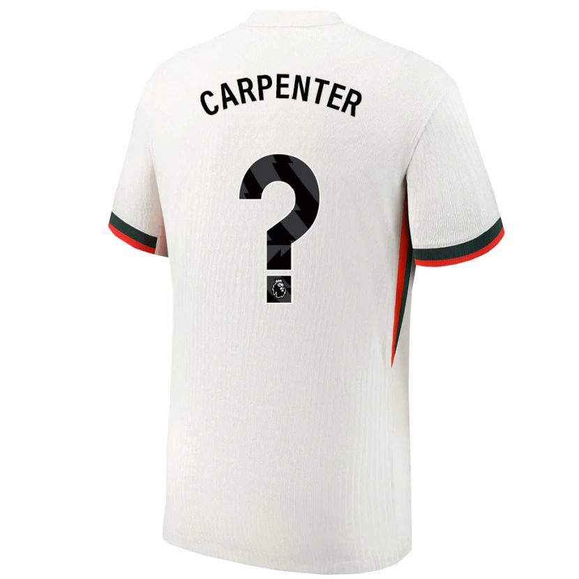 Danxen Homem Camisola Ellie Carpenter #0 Branco Verde Alternativa 2025/26 Camisa Brasil