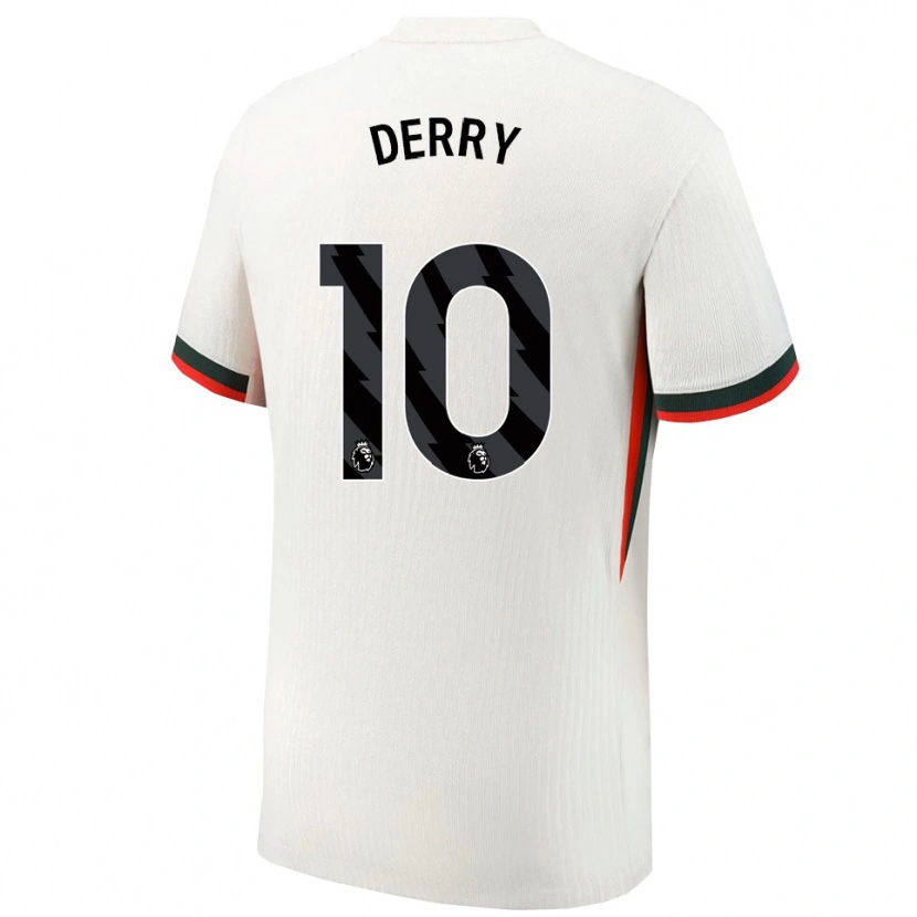 Danxen Homem Camisola Jesse Derry #10 Branco Verde Alternativa 2025/26 Camisa Brasil