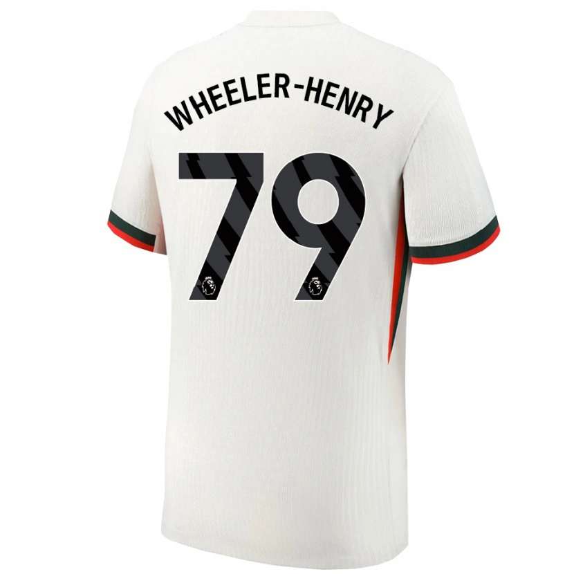 Danxen Homem Camisola Joseph Wheeler-Henry #79 Branco Verde Alternativa 2025/26 Camisa Brasil