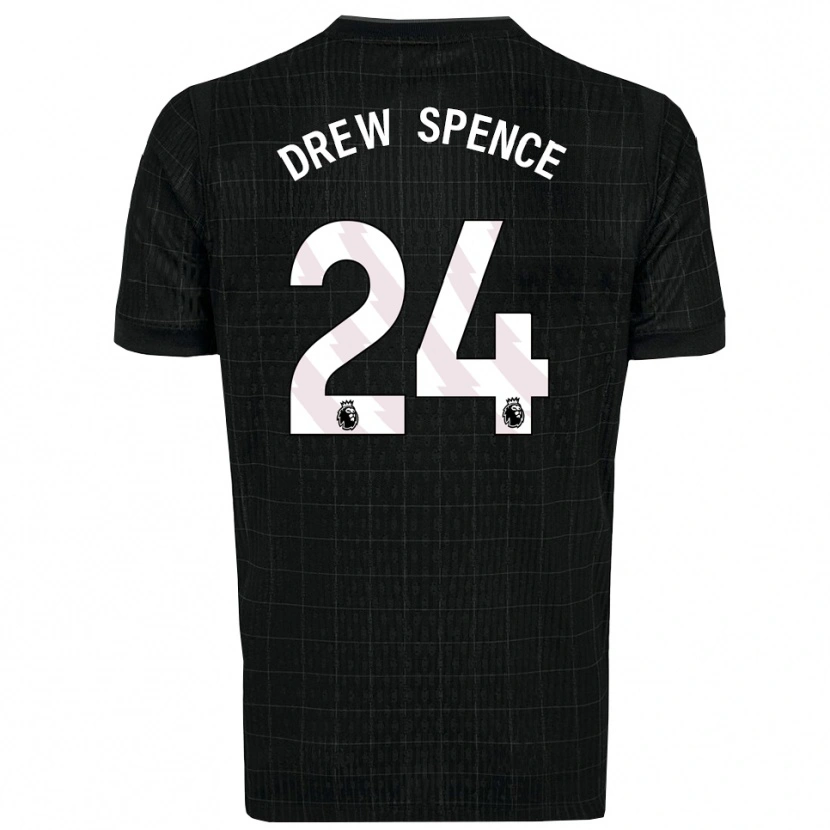 Danxen Homem Camisola Drew Spence #24 Preto Cinza Alternativa 2025/26 Camisa Brasil