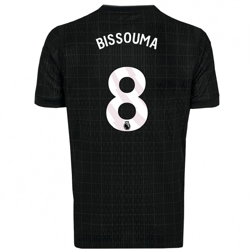 Danxen Homem Camisola Yves Bissouma #8 Preto Cinza Alternativa 2025/26 Camisa Brasil