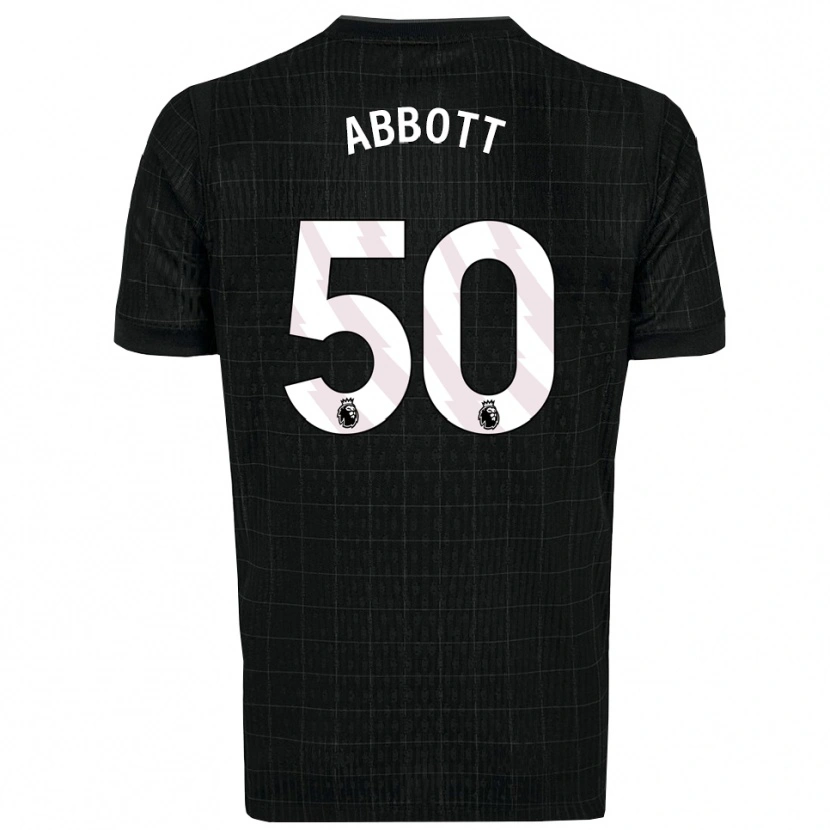 Danxen Homem Camisola George Abbott #50 Preto Cinza Alternativa 2025/26 Camisa Brasil
