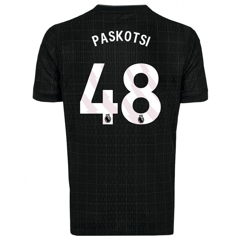 Danxen Homem Camisola Maksim Paskotsi #48 Preto Cinza Alternativa 2025/26 Camisa Brasil