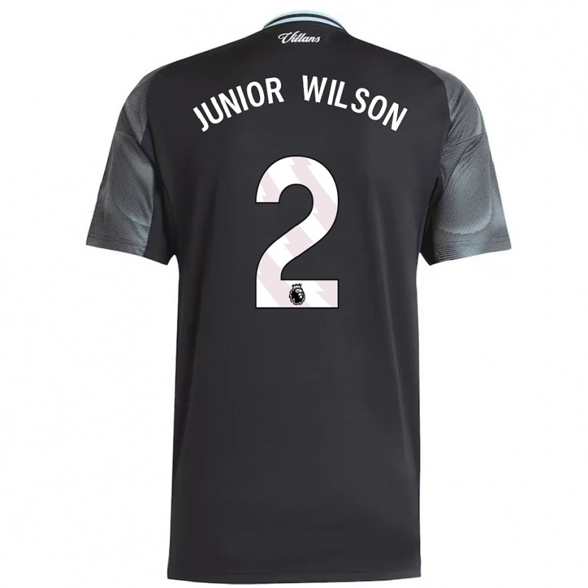 Danxen Homem Camisola Junior Wilson #2 Preto Azul Celeste Alternativa 2025/26 Camisa Brasil
