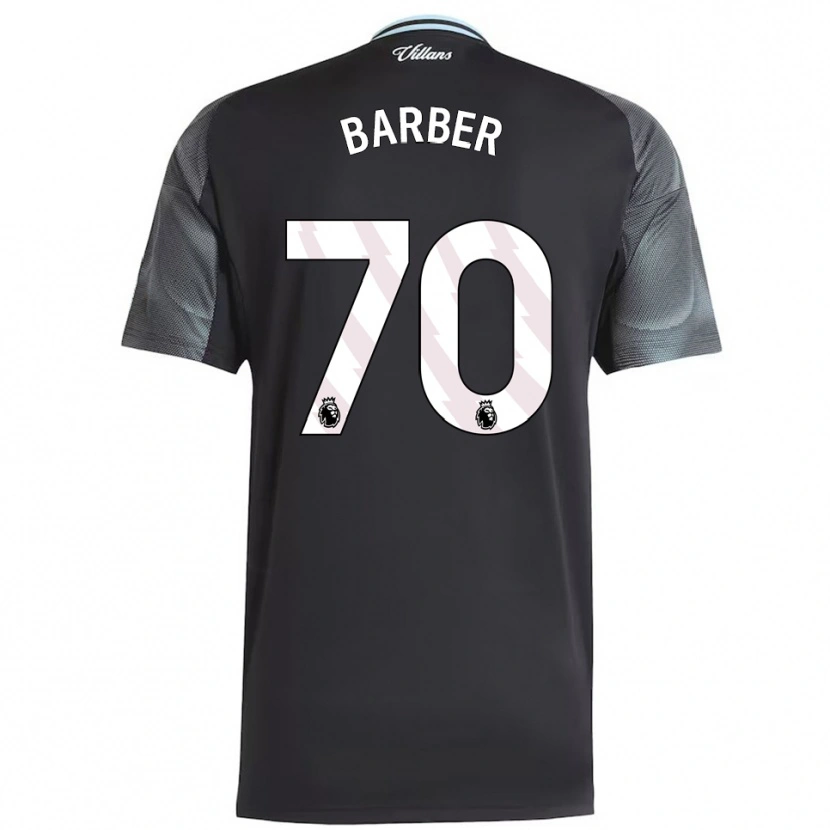 Danxen Homem Camisola Jayden Barber #70 Preto Azul Celeste Alternativa 2025/26 Camisa Brasil