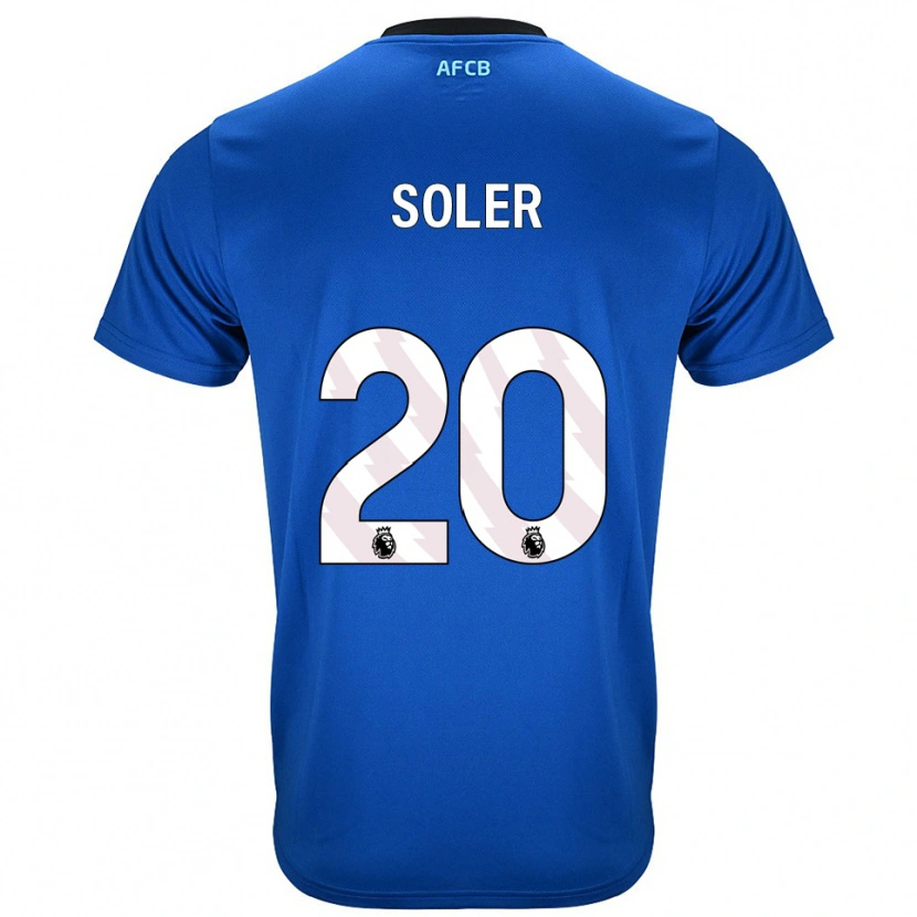 Danxen Homem Camisola Julio Soler #20 Azul Preto Alternativa 2025/26 Camisa Brasil