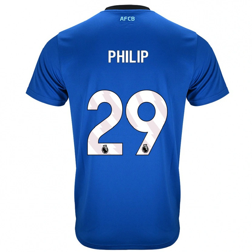 Danxen Homem Camisola Philip Billing #29 Azul Preto Alternativa 2025/26 Camisa Brasil