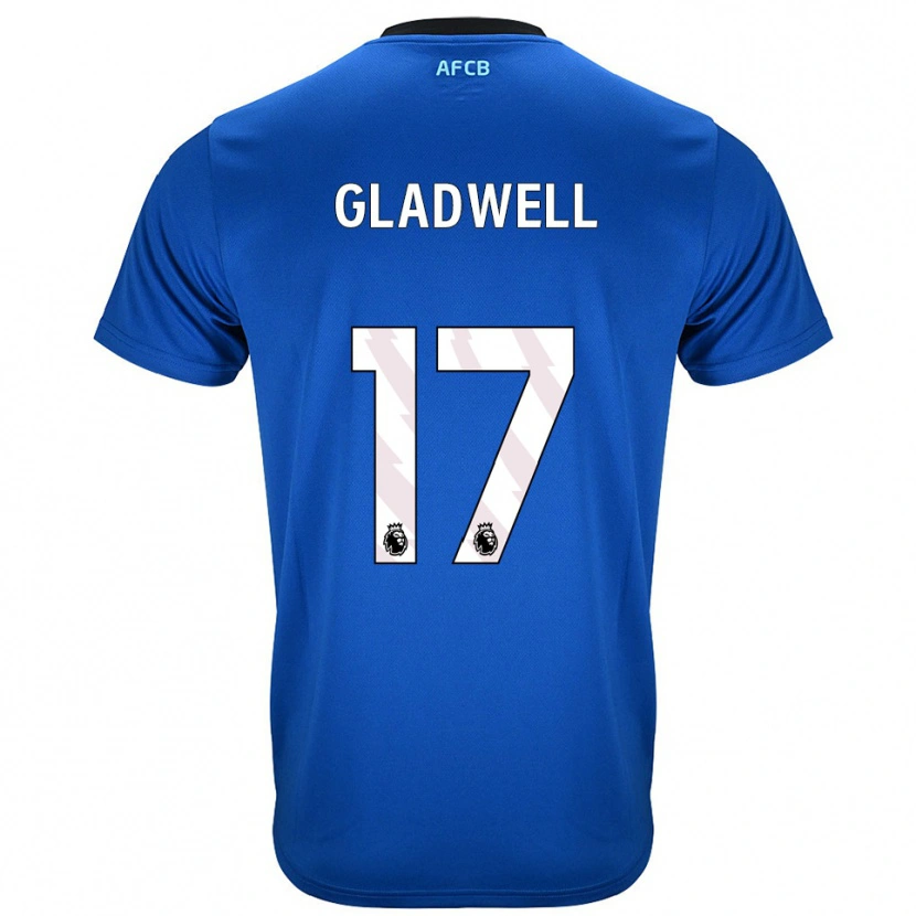 Danxen Homem Camisola Molly Gladwell #17 Azul Preto Alternativa 2025/26 Camisa Brasil
