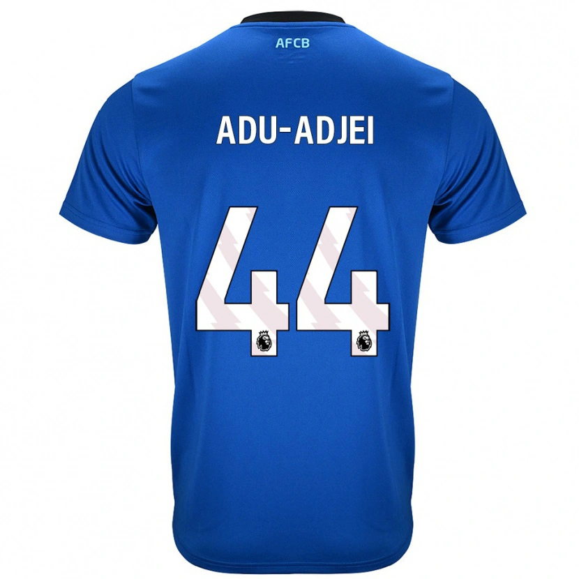 Danxen Homem Camisola Daniel Adu-Adjei #44 Azul Preto Alternativa 2025/26 Camisa Brasil
