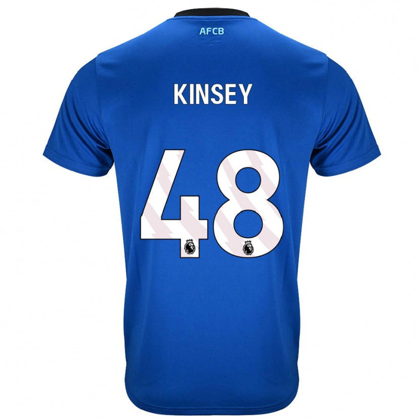 Danxen Homem Camisola Max Kinsey #48 Azul Preto Alternativa 2025/26 Camisa Brasil