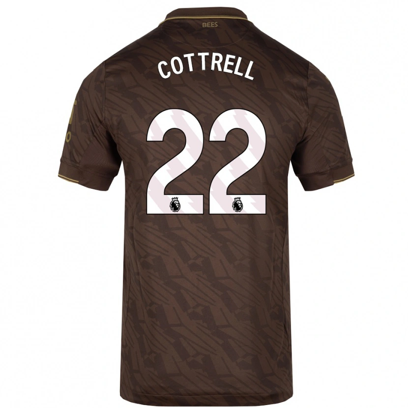Danxen Homem Camisola Eleonora Cottrell #22 Marrom Dourado Alternativa 2025/26 Camisa Brasil