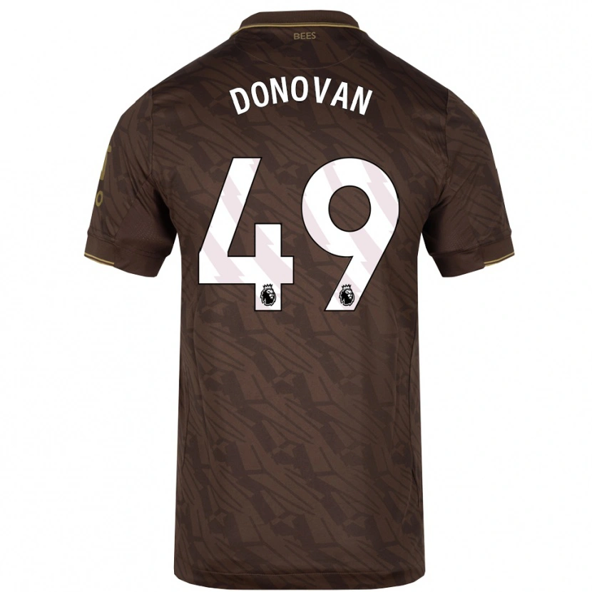 Danxen Homem Camisola Romelle Donovan #49 Marrom Dourado Alternativa 2025/26 Camisa Brasil