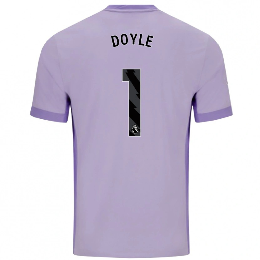 Danxen Homem Camisola Liam Doyle #1 Roxo Taro Branco Alternativa 2025/26 Camisa Brasil